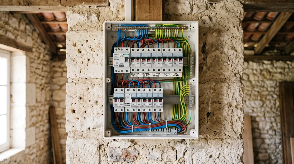 Tableau électrique — contrôle de l'installation intérieure — Électricité à Chelles
